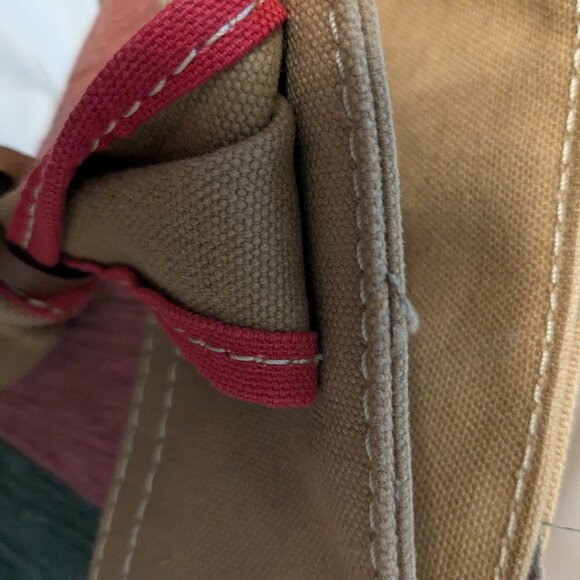 Fossil Canvas Striped Tote Bag - Picture 12 of 12